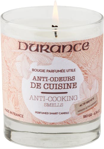 Bougie parfumée gamme Utile Anti-odeurs de Cuisine 180grs DURANCE