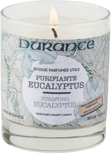 Bougie parfumée gamme Utile Eucalyptus Purifiant 180grs DURANCE
