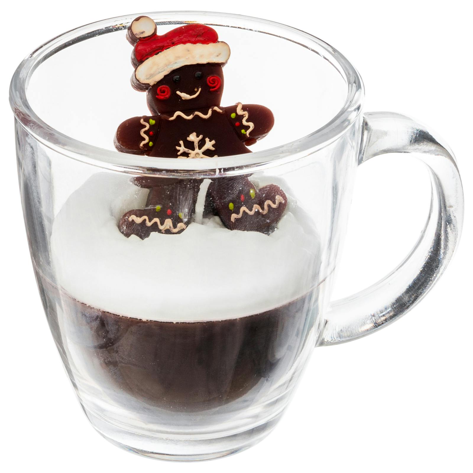 Bougie parfumée tasse chocolat pain d'épices