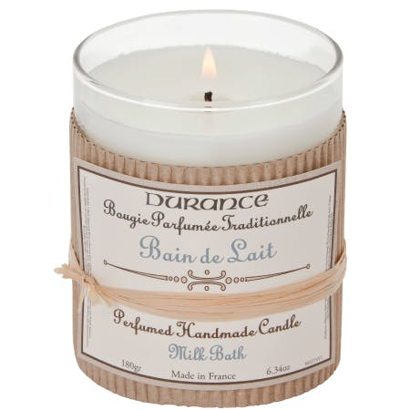 Bougie Parfumée Traditionnelle Bain de Lait 180grs DURANCE
