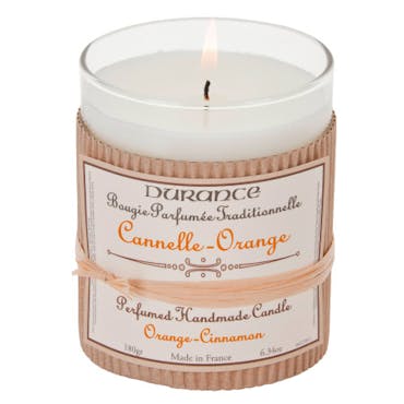  Bougie Parfumée Traditionnelle Cannelle Orange 180grs DURANCE