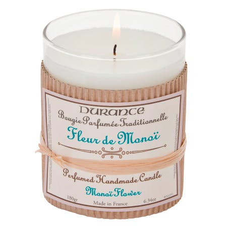 Bougie Parfumée Traditionnelle Fleur de Monoï 180grs DURANCE