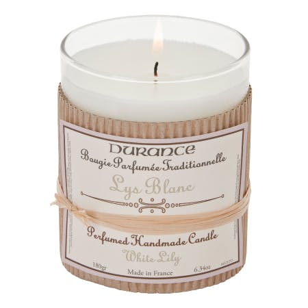Bougie Parfumée Traditionnelle Lys blanc 180grs DURANCE