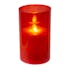 Bougie rouge flamme LED 12,5 cm