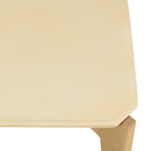 Bout de canapé carré en béton angles biseautés BRASILIA