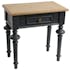 Bout de canapé en bois noir 1 tiroir style Louis XVI NEW LEGENDE  L50xP30xH50 AMADEUS