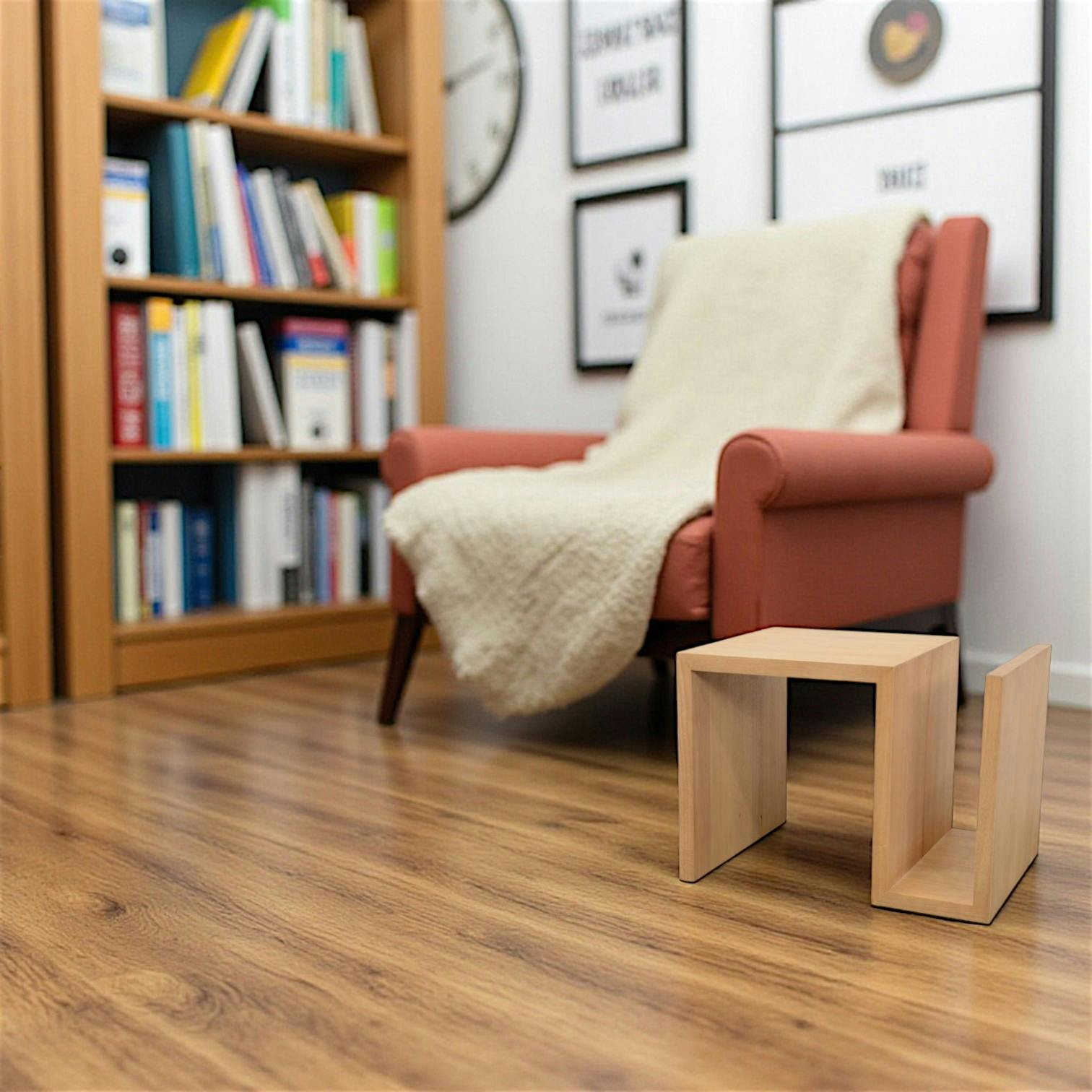 Bout de Canapé / Range Magazines Hévéa 58x42x42cm BALTIC