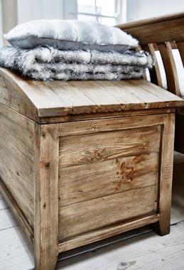 Bout de lit coffre en bois recyclé BELFAST