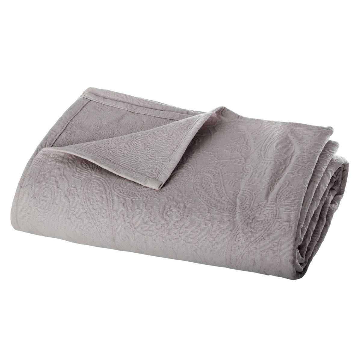 Boutis taupe 240x260cm + 2 taies 65x65cm