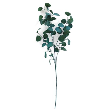  Branche eucalyptus déco bleu / vert 92 cm