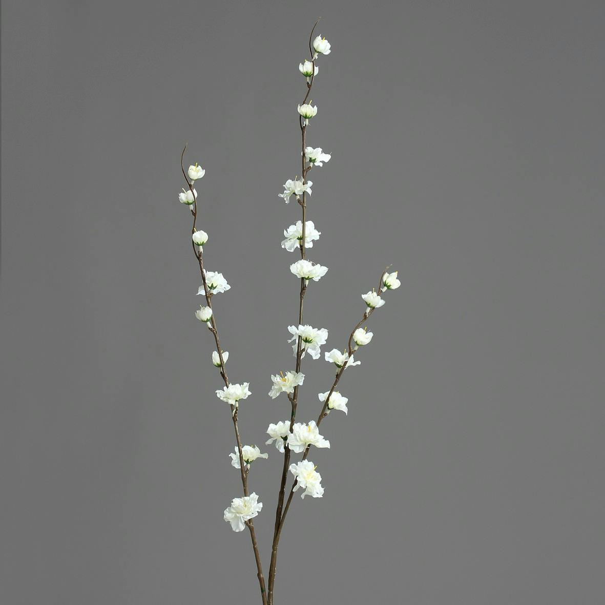Branche fleurs de cerisier japonais Crème 100CM