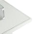 Brasero table basse en aluminium blanc MAJORQUE