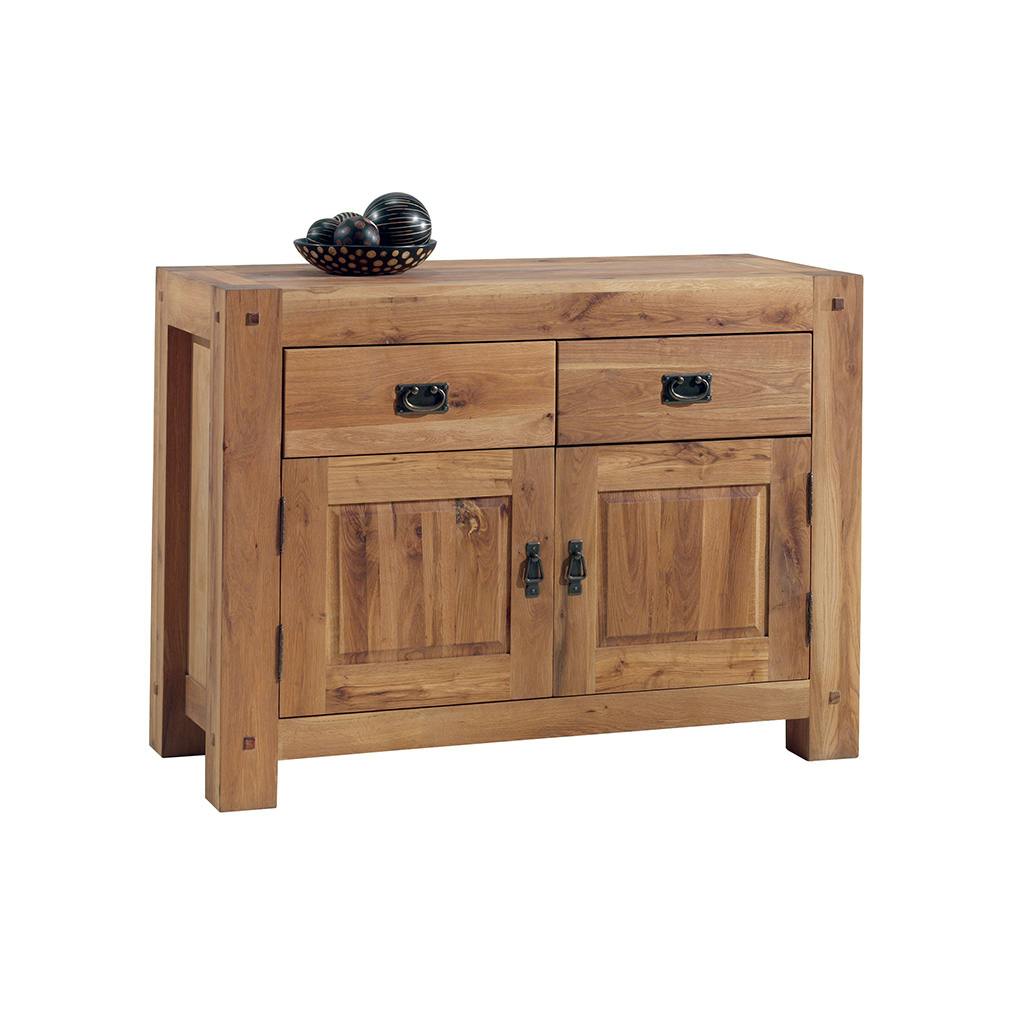 Buffet bahut chêne 2 portes 120cm FJORD