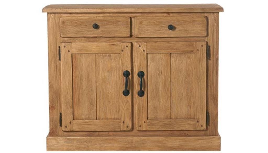 Buffet bas 116cm Pin brossé lasuré LAUSANE