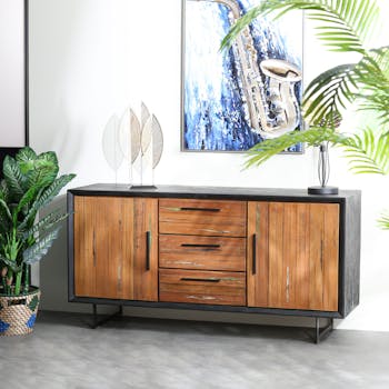 Buffet bois recyclé de bateau PHOENIX