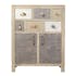 Buffet / Cabinet 6 tiroirs 2 portes, manguier en patchwork de couleurs 68x40x86cm EVASION