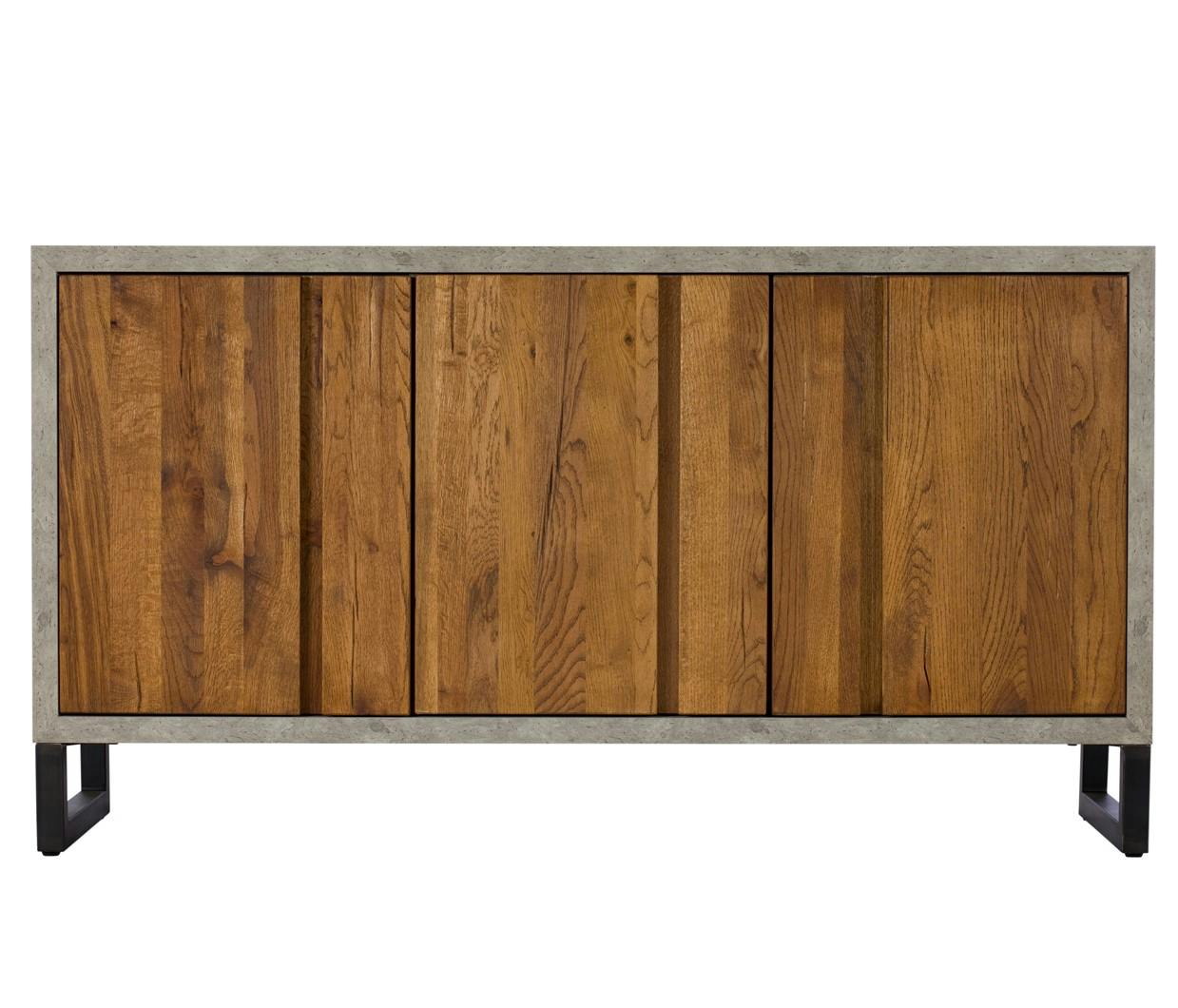 Buffet chêne massif avec encadrement OKA