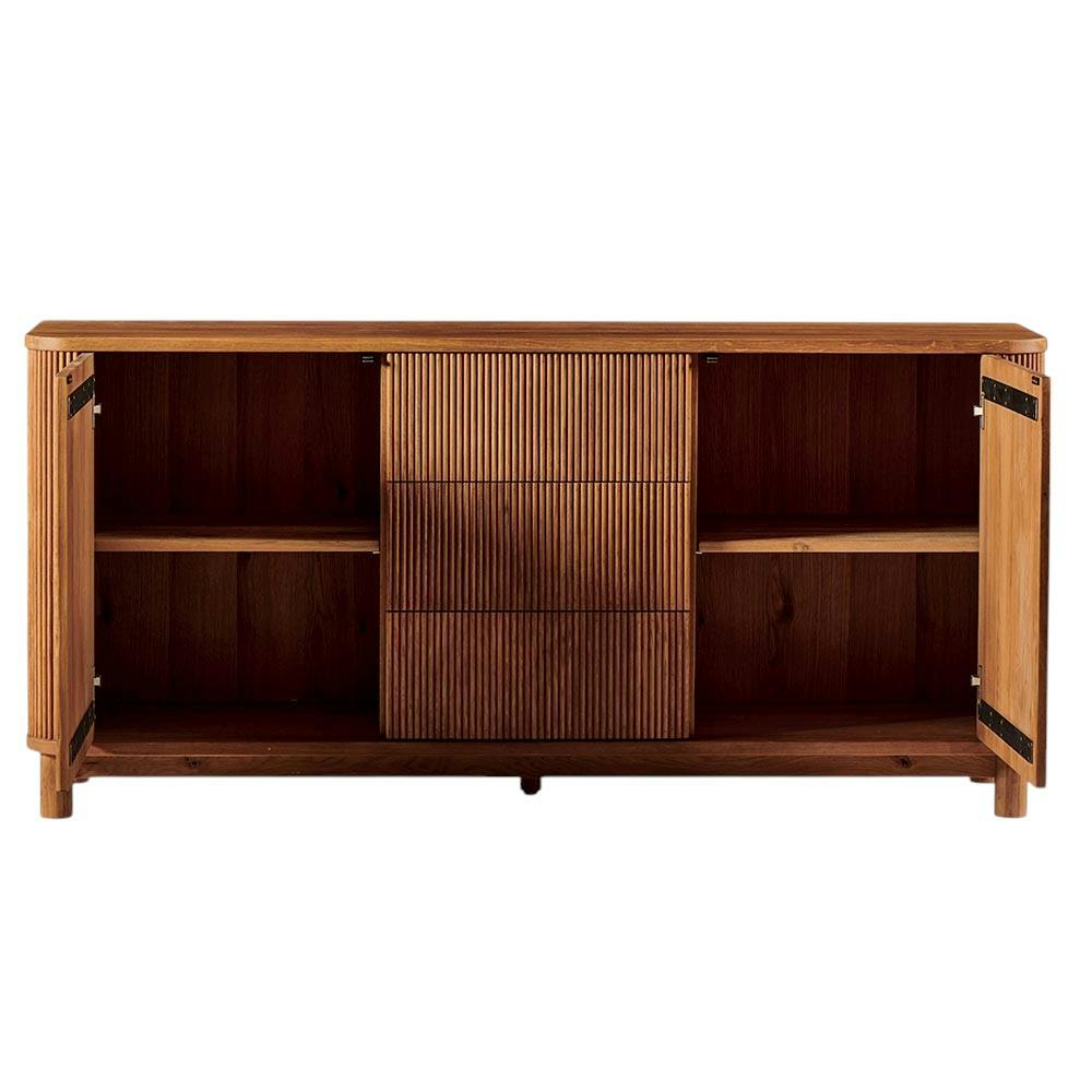 Buffet plateau en chêne 2 portes elisabeth Robin Des Bois | La Redoute