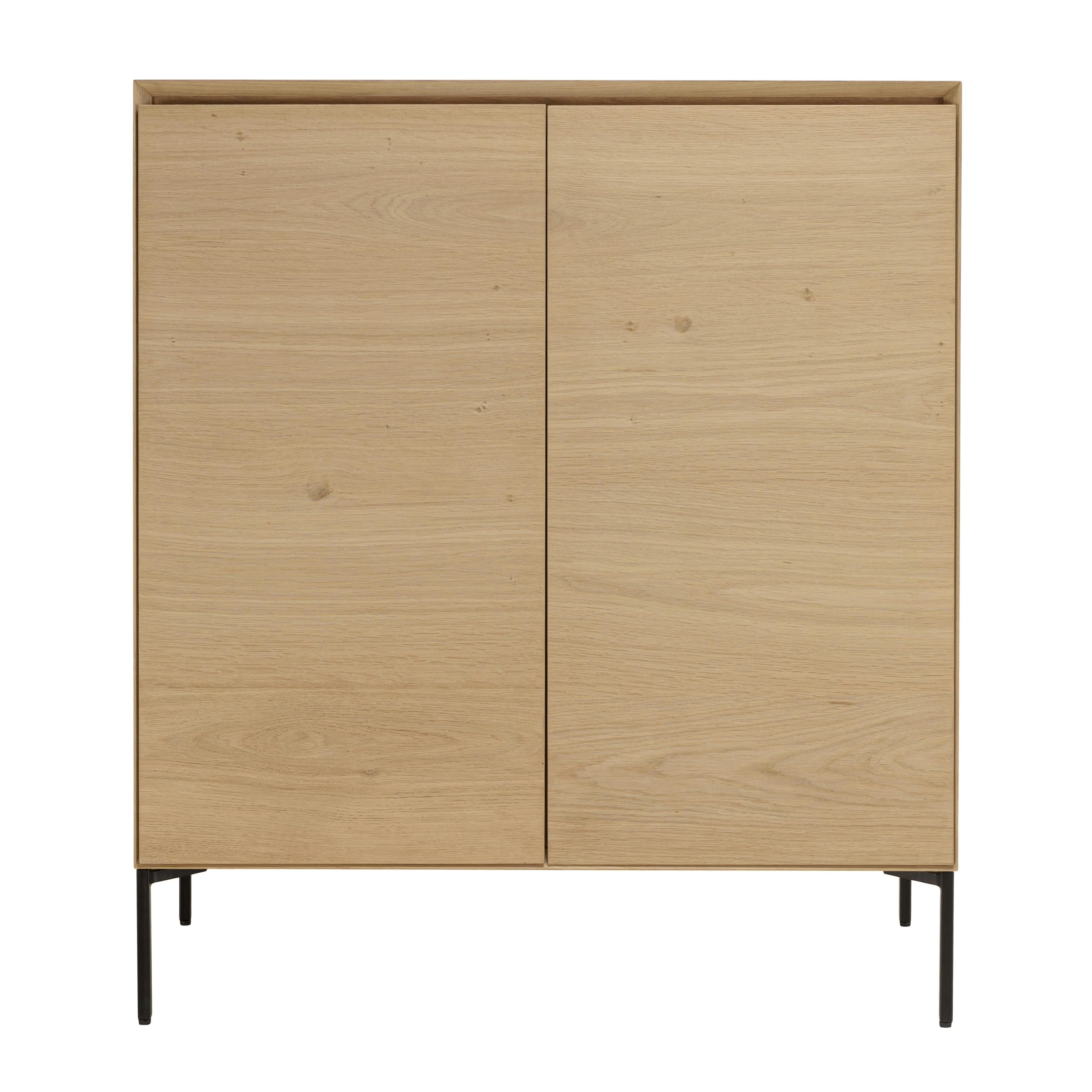 Buffet contemporain 2 portes bois couleur naturelle MAYENCE