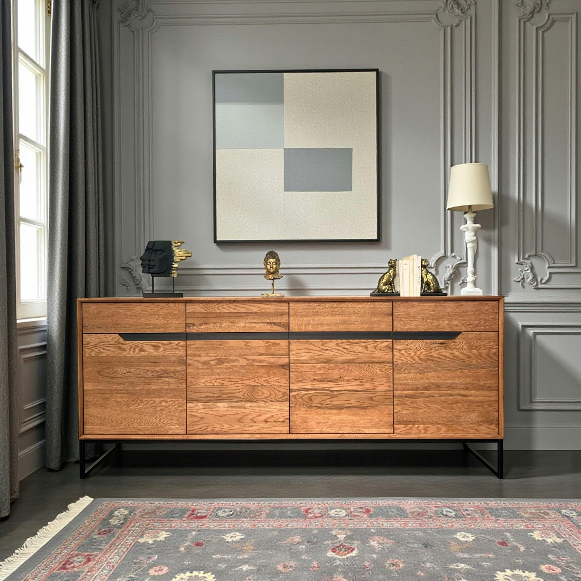 Buffet en bois de chêne brun PALERME