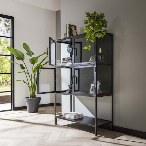 Buffet haut industriel vitré ROADIES | Buffets / Bahuts | Pier Import