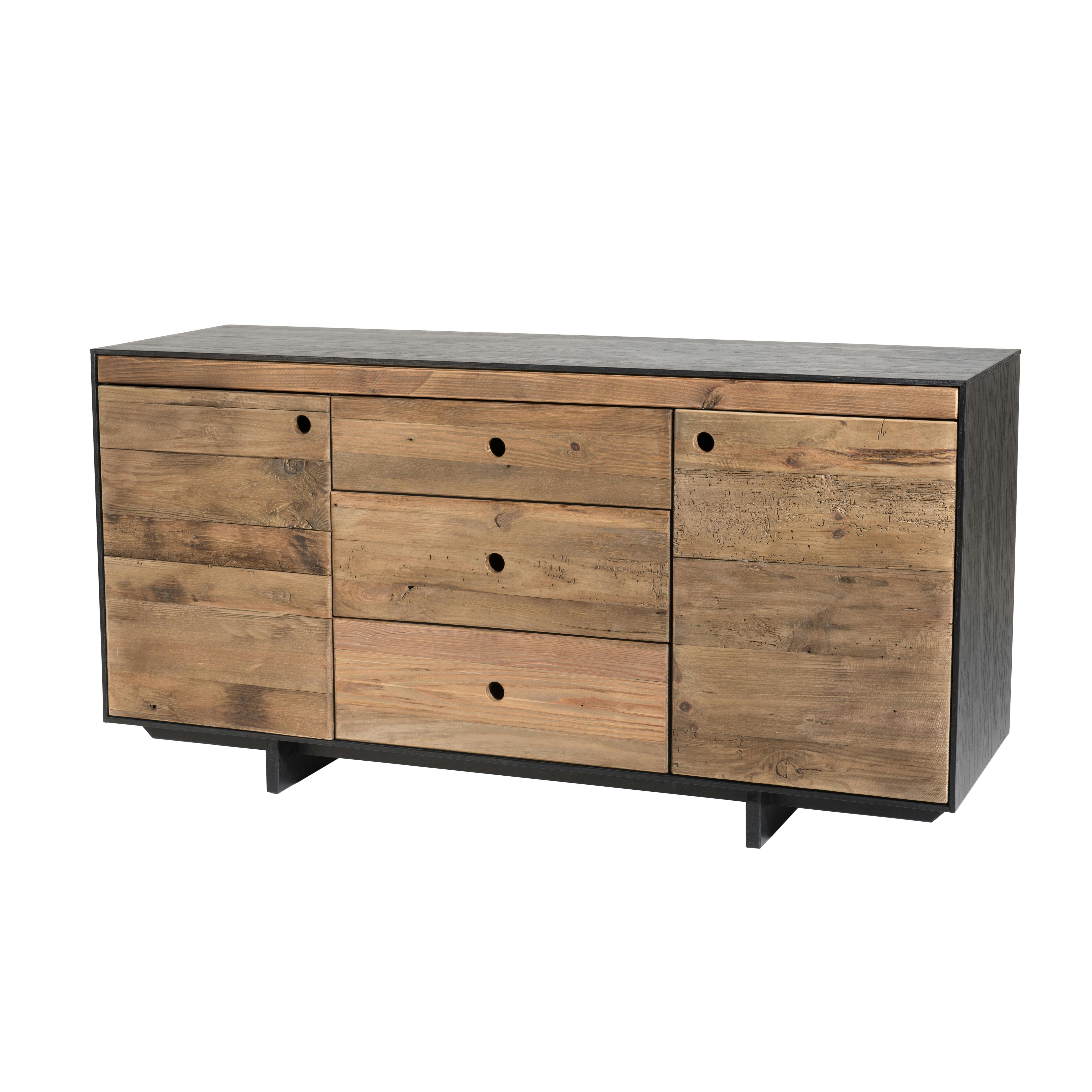 Buffet moderne bois recyclé pin CRACOVIE