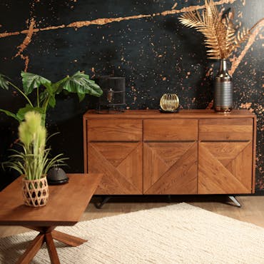 Buffet moderne en chêne 3 portes OKA