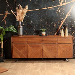 Buffet moderne en chêne 4 portes OKA