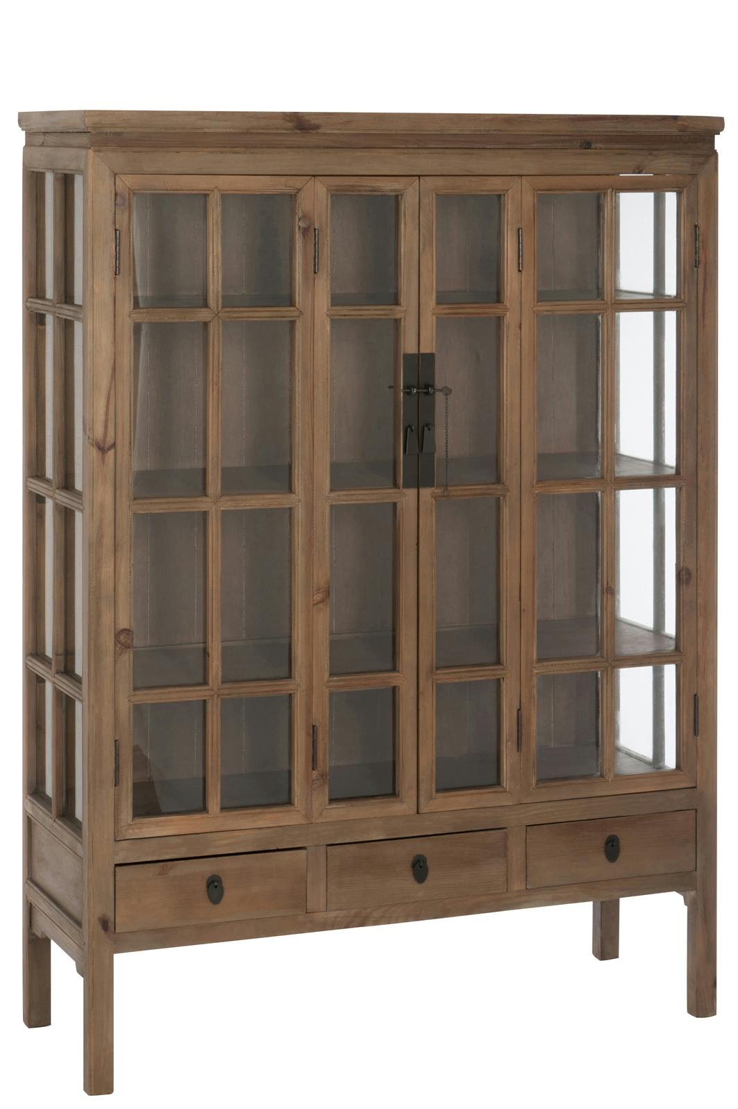 Buffet vaisselier bois d'orme FOREST