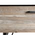 Bureau contemporain bois de sapin 2 tiroirs CARPATES