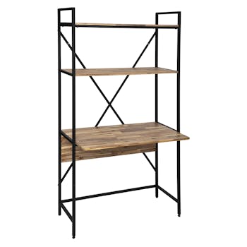 Bureau étagère en bois d'acacia MEMPHIS