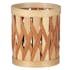Cache-pot bambou couleur terracotta