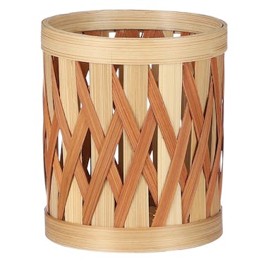  Cache-pot bambou couleur terracotta