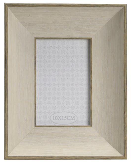 Cadre photo avec moulure effet bois 21X26cm