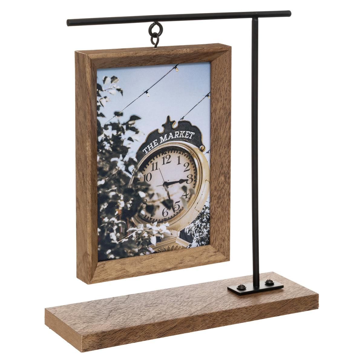 Cadre photo vertical suspendu sur crochet (10x15)