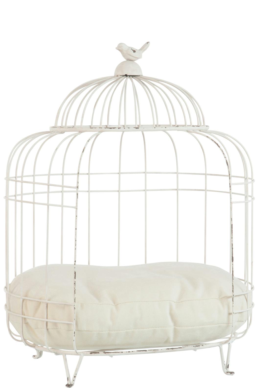 Cage lit pour animal avec coussin, 51x36x64cm