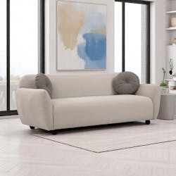 Canapé 3 places beige - style contemporain LUCCA