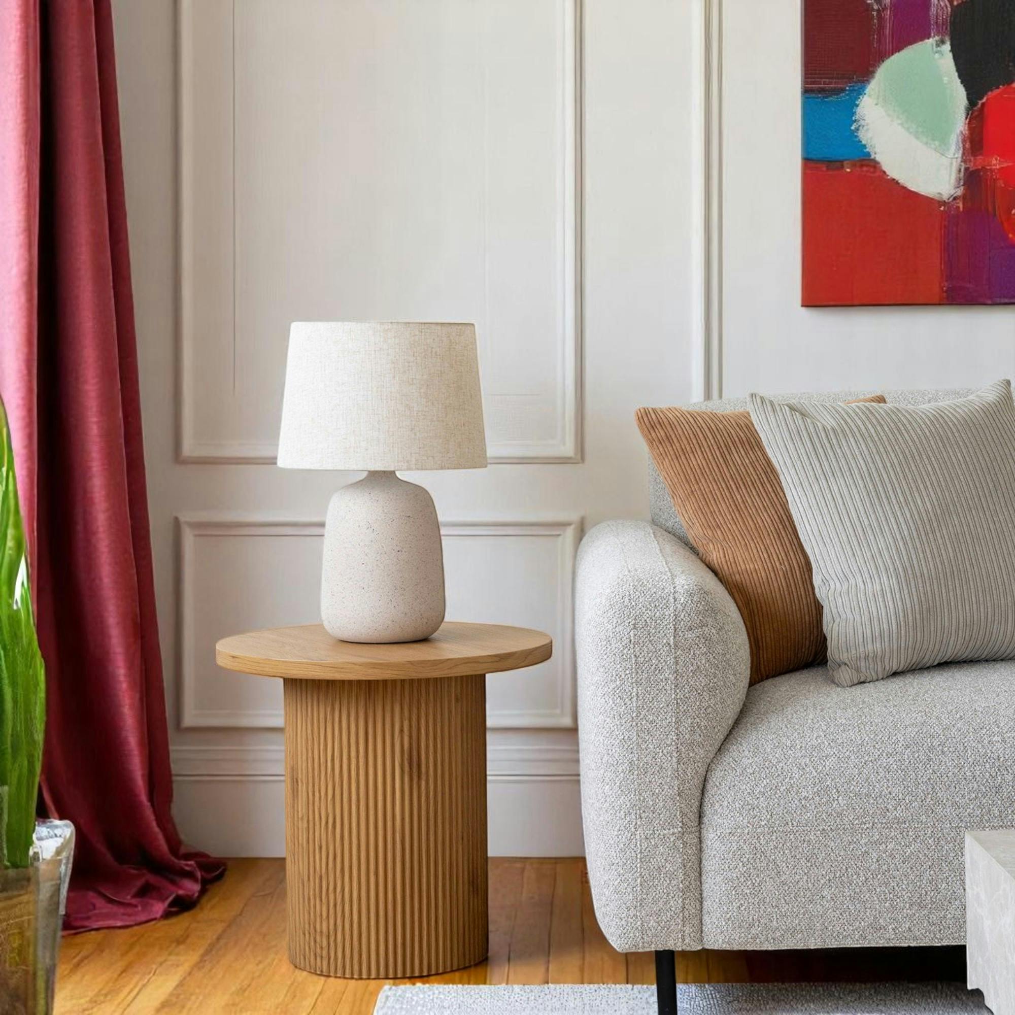 Canapé d'angle gris clair - 4 places, côté droit BERLIN