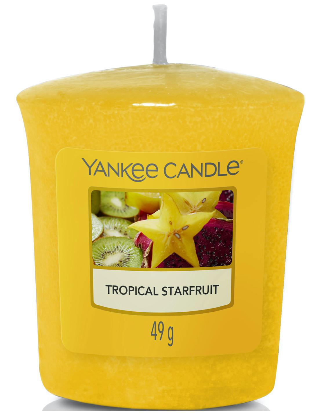 Carambole tropicale bougie parfumée votive YANKEE CANDLE