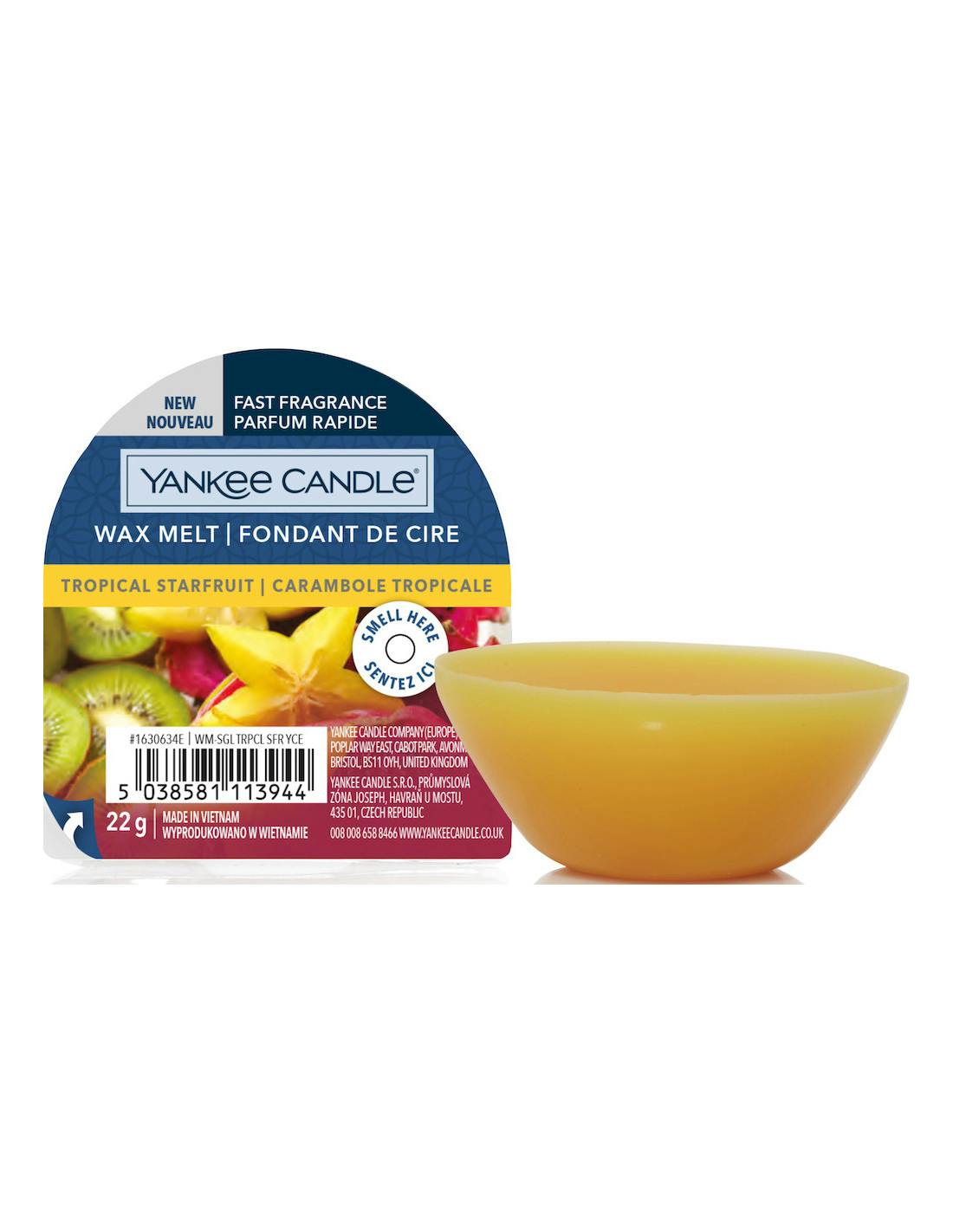 Carambole tropicale fondant de cire YANKEE CANDLE