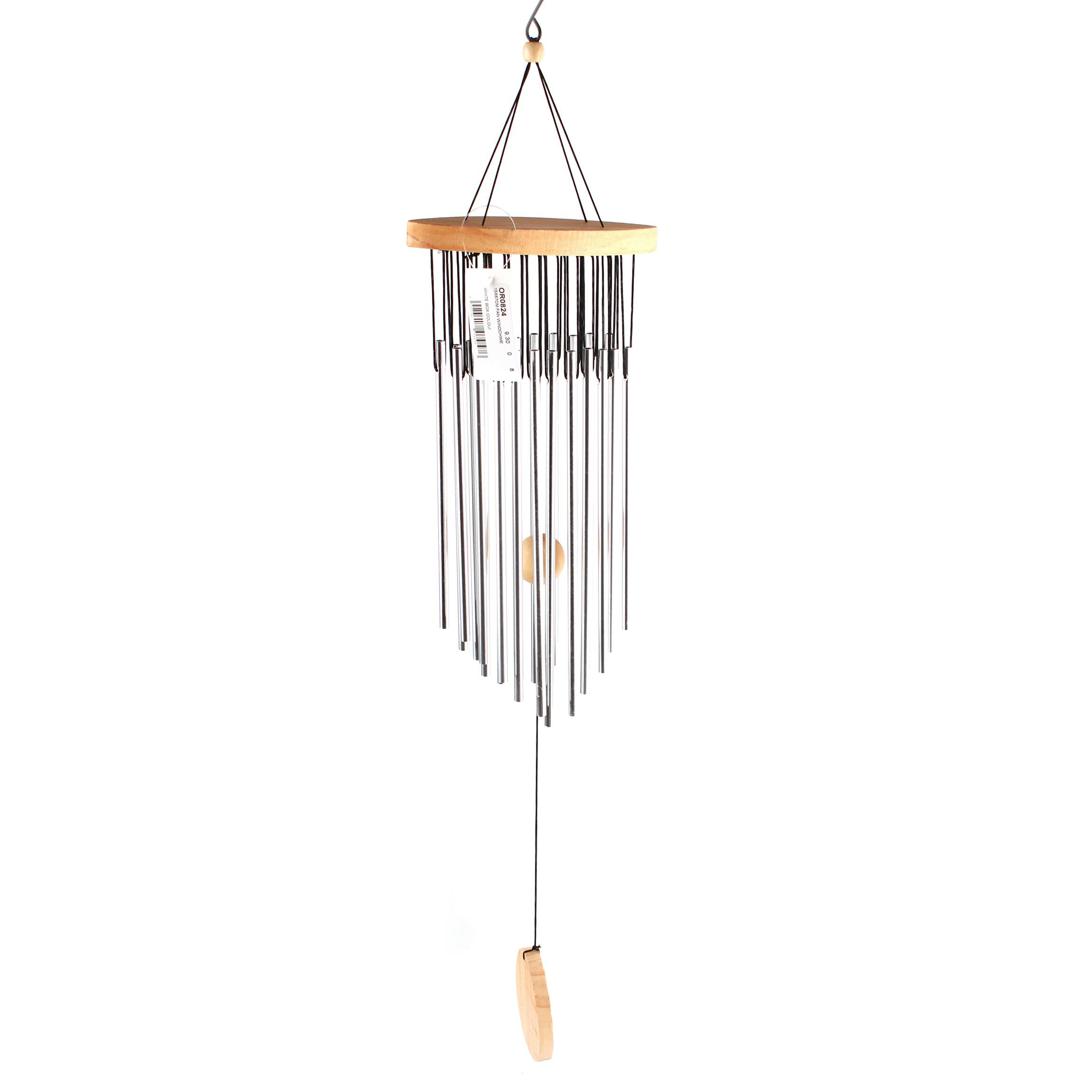 Carillon H67cm en aluminium et bois