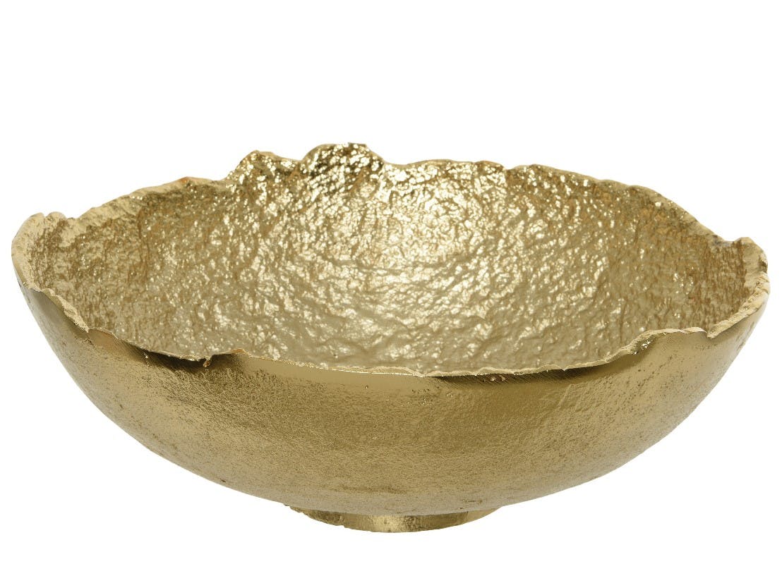 Centre de table coupe dorée