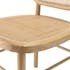 Chaise bistrot bois clair cannage naturel TIM