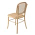 Chaise bistrot bois clair cannage naturel TIM