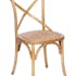 Chaise en bois de style bistrot assise en cannage