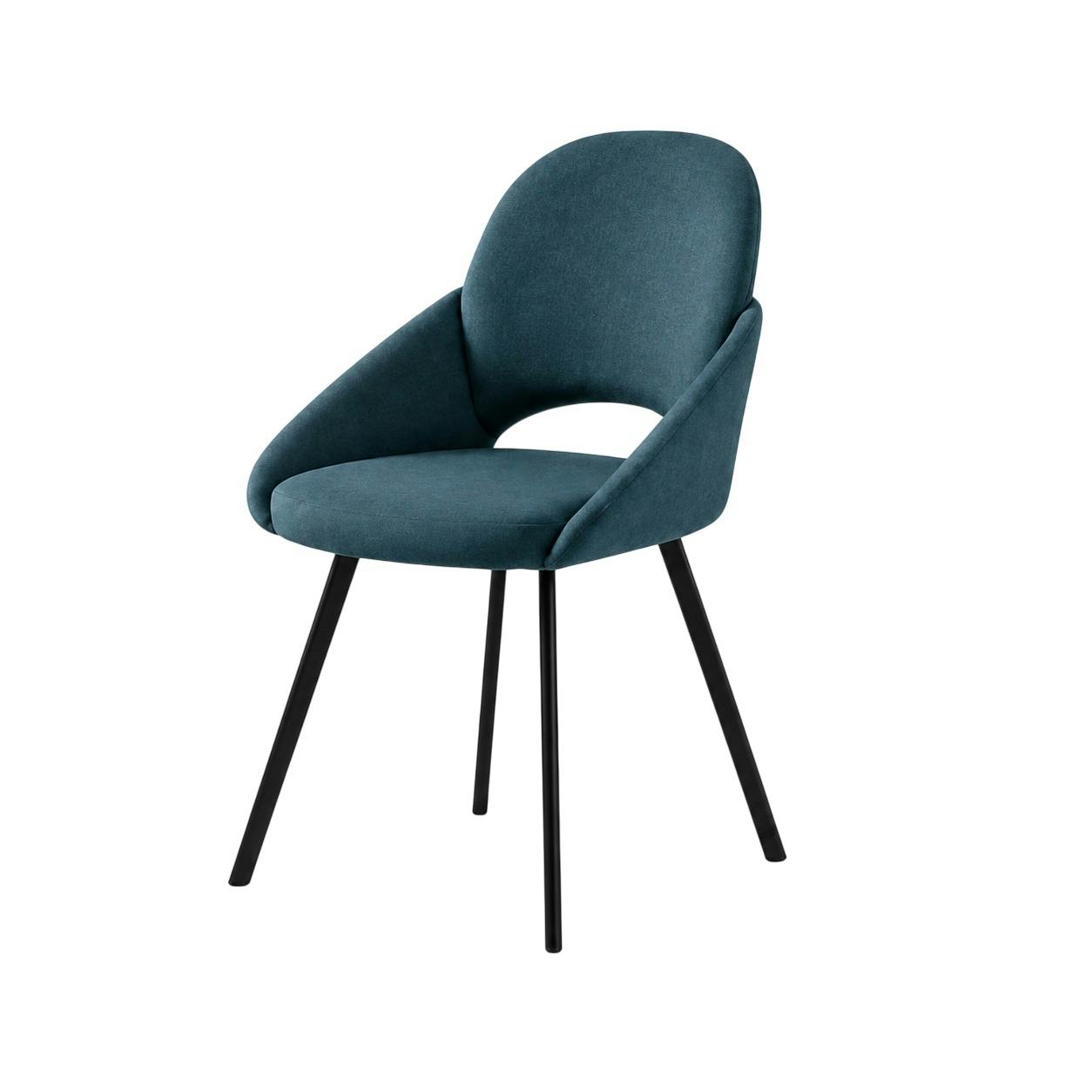 Chaise bleue à accoudoirs intégrés (x2) AUREN