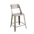 Chaise de bar design chrome (lot de 2) HELSINKI