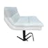 Chaise de bar en bouclettes blanches réglable en hauteur (lot de 2) PALERME