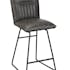 Chaise de bar pivotante gris used OKA (lot de 2)