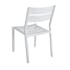 Chaise de jardin en aluminium blanc (lot de 2) STOCKHOLM